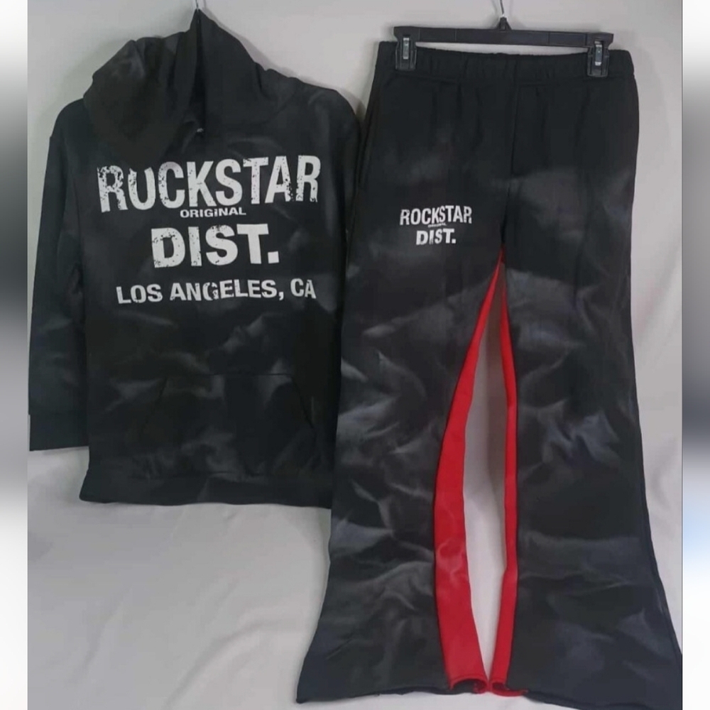 Rockstar Original 2 Piece Track Set Black, Red & White XL Long